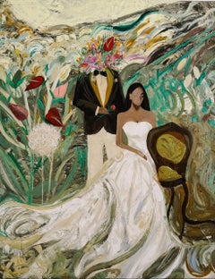 First day , 180x140cm, acrylic on canvas