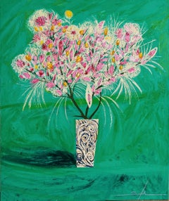 Fiori per te, 120x100 cm, acrilico su tela