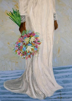 Flowers for your beloved, 150x110 cm, acrylic on canvas