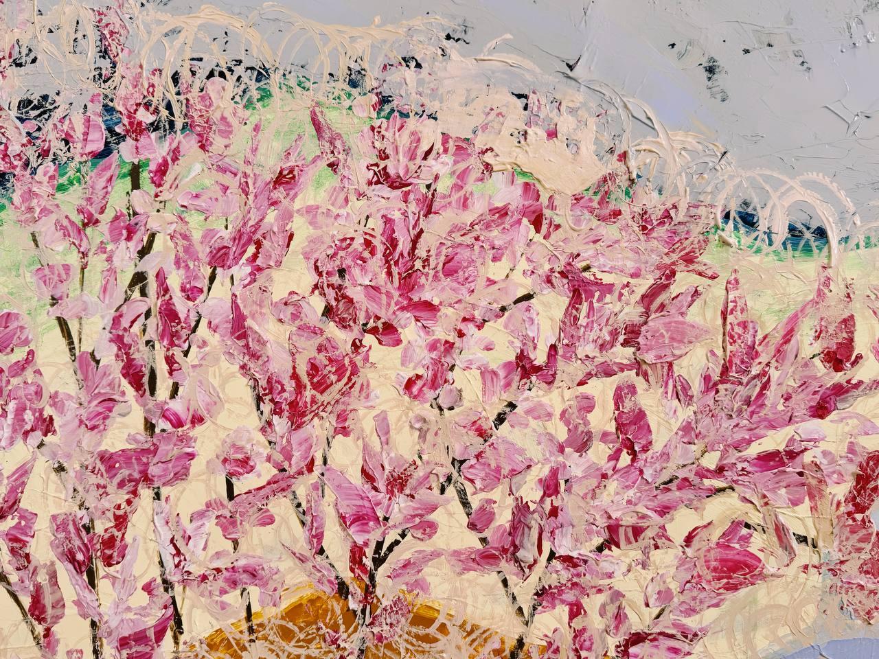 Giardino , 110x150 cm, acrilico su tela - Art Contemporaneo di Majnun