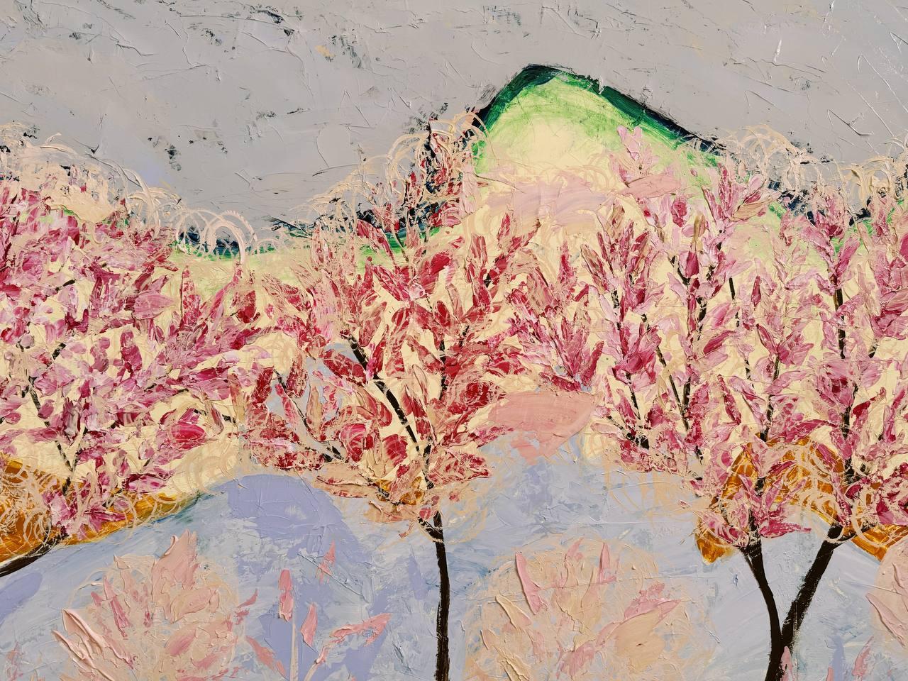 Giardino , 110x150 cm, acrilico su tela
