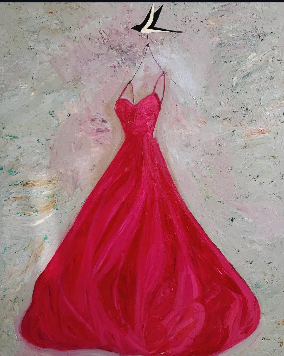 A gift for Leyli, 150x110 cm, acrylic on canvas