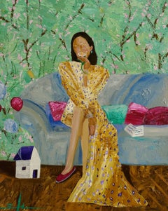 House of Memories , 84x67 cm, acrylic on canvas