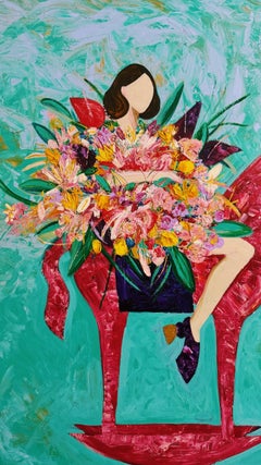 Nachahmung der Liebe, 150x150 cm, Acryl auf Leinwand