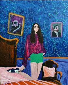Dans une pièce où tu n'es pas, 150x110cm, acrylique sur toile