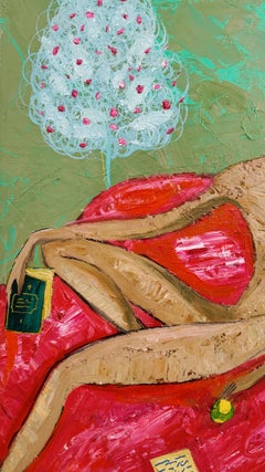 Khosrow and Shirin, 100x120 cm, acrylic on canvas