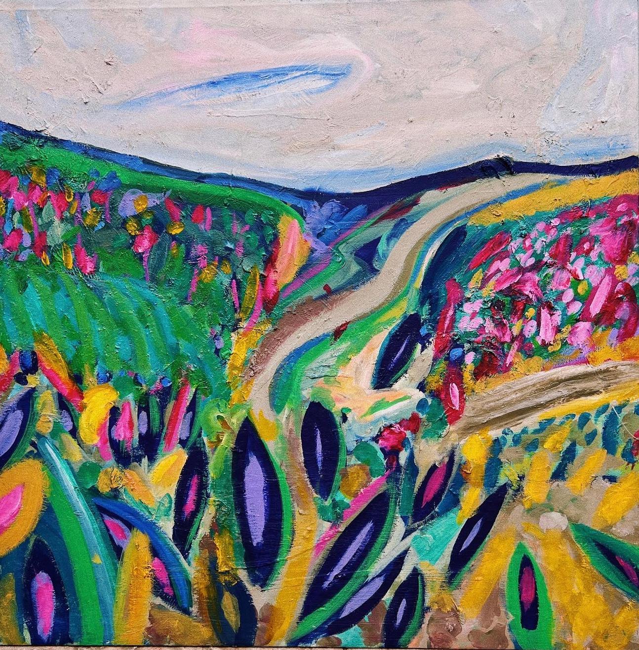 Landscape 02\12, 90x90cm - Art by Majnun