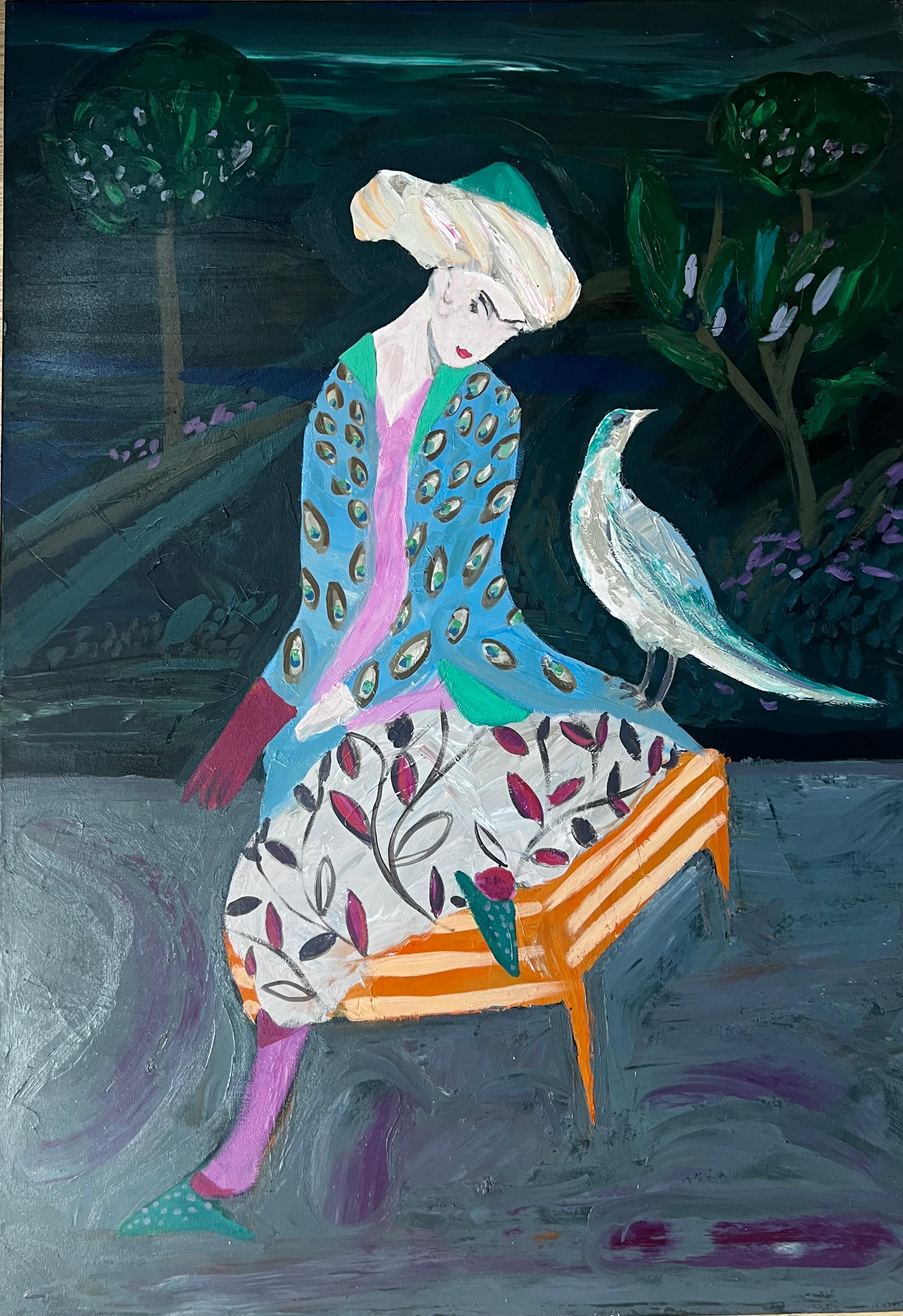 Leily , 100x70 cm, acrylic on canvas