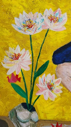 Lettera, 120x100cm, acrilico su tela