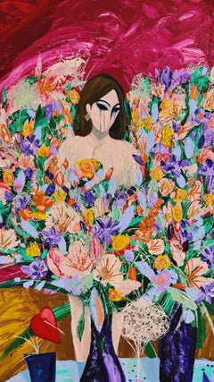 Brief, 150x130 cm, Acryl auf Leinwand