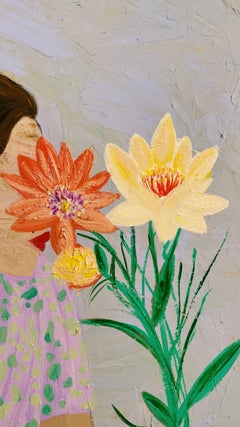 Mutter, 110x90 cm, Acryl auf Leinwand