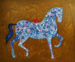 Series "Horses", 100x120 cm, acrylic on canvas
