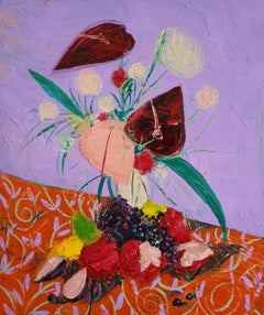 Nature morte espagnole, 60x50 cm, acrylique sur toile