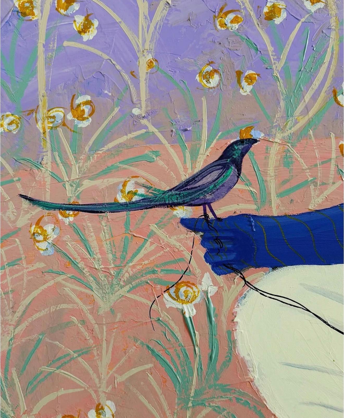 The silence of separation ,120x100cm, acrylic on canvas
