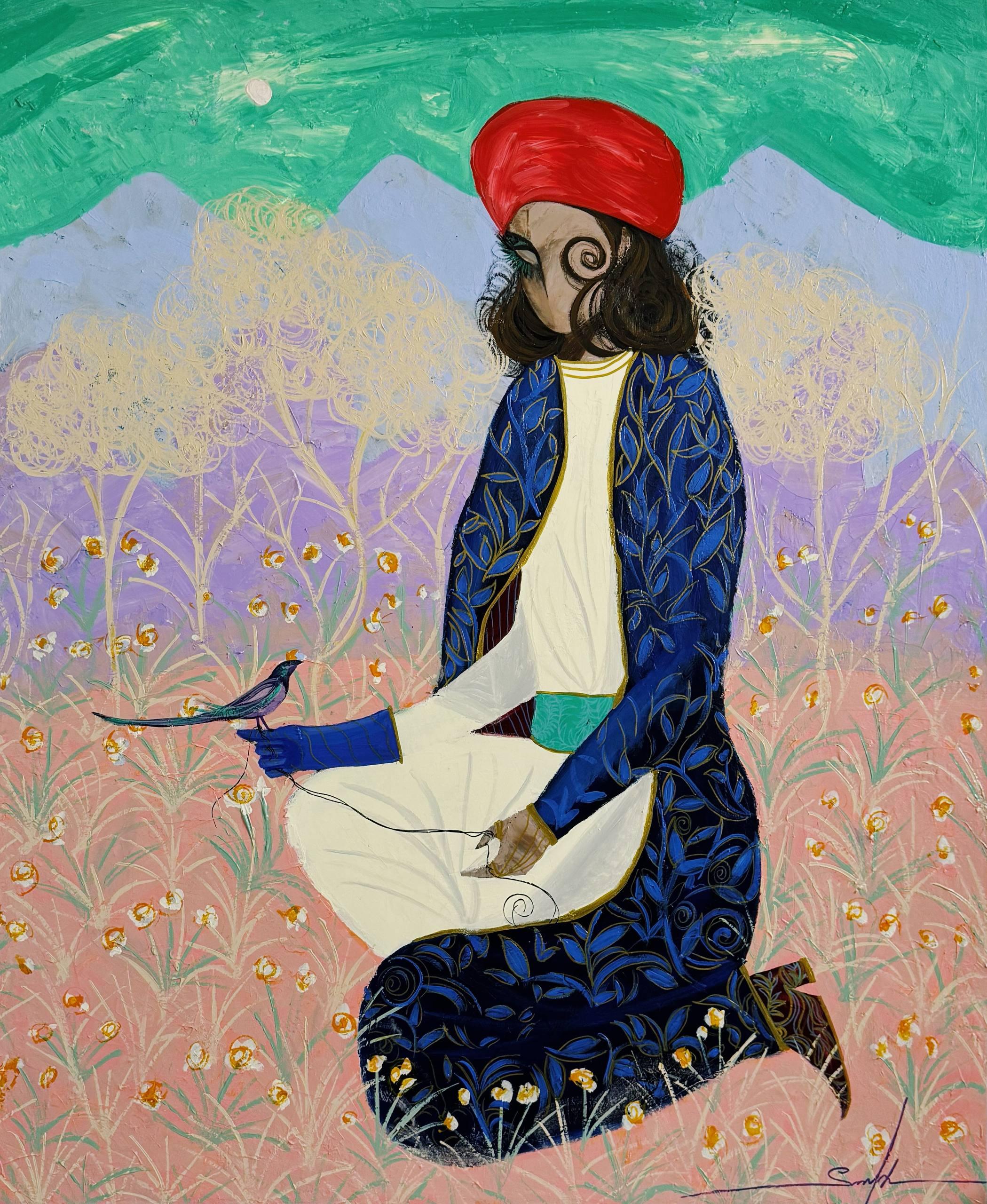 Le silence de la séparation, 120x100cm, acrylique sur toile