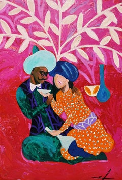 The taste of her lips, 90x70cm