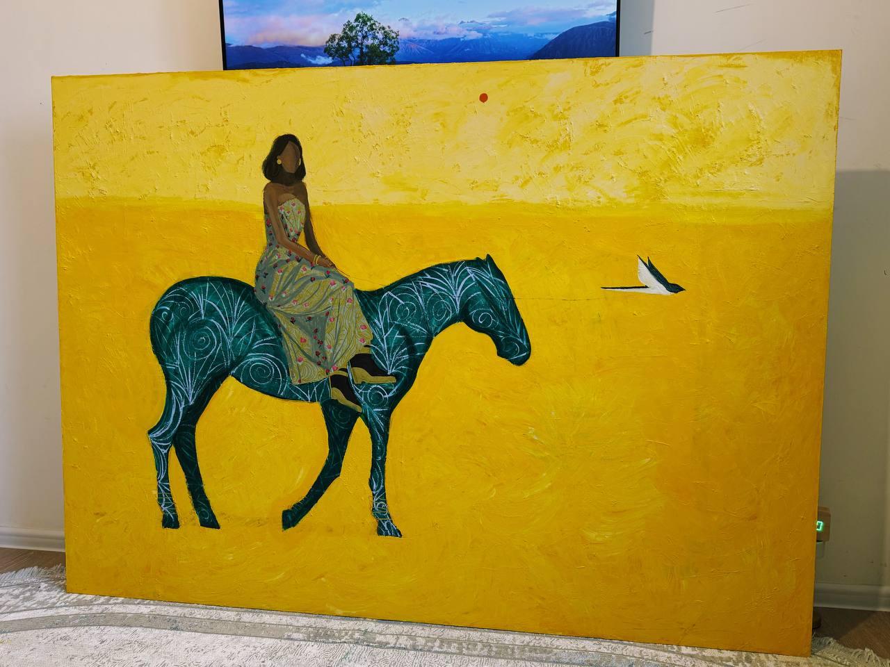 Donde los sueños puedan llegar, 130x180cm, acrílico sobre lienzo en venta 3