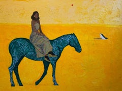 Donde los sueños puedan llegar, 130x180cm, acrílico sobre lienzo