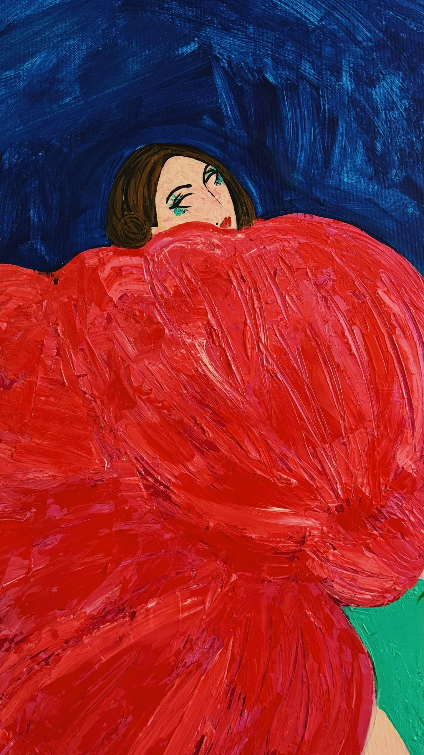 Where Dreams May Come, 150x150cm, Acryl auf Leinwand (Zeitgenössisch), Painting, von Majnun