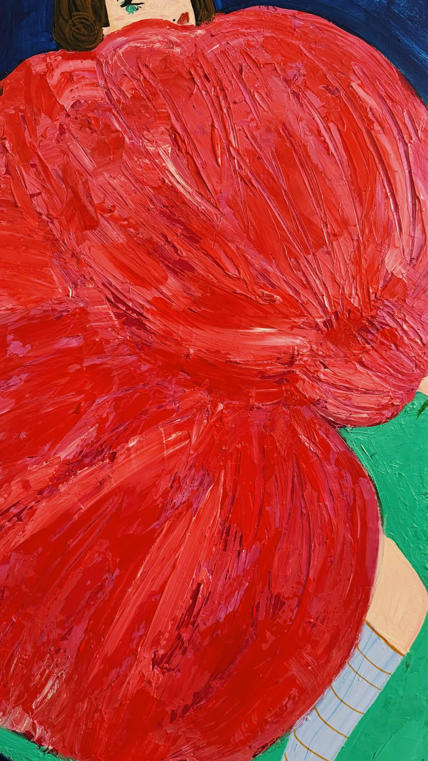 Where Dreams May Come, 150x150cm, Acryl auf Leinwand im Angebot 1