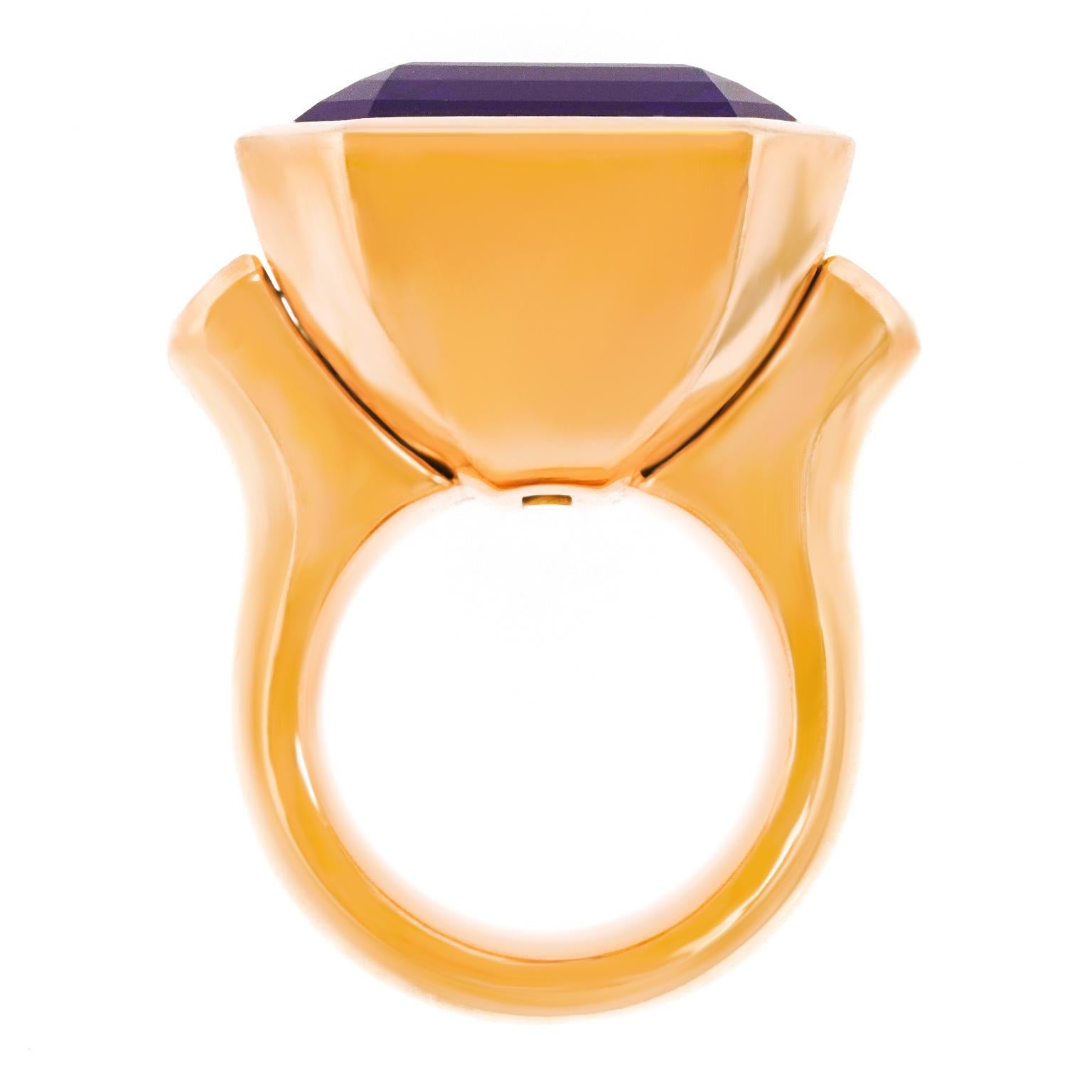 Majo Fruithof Massive Amethyst Ring 4