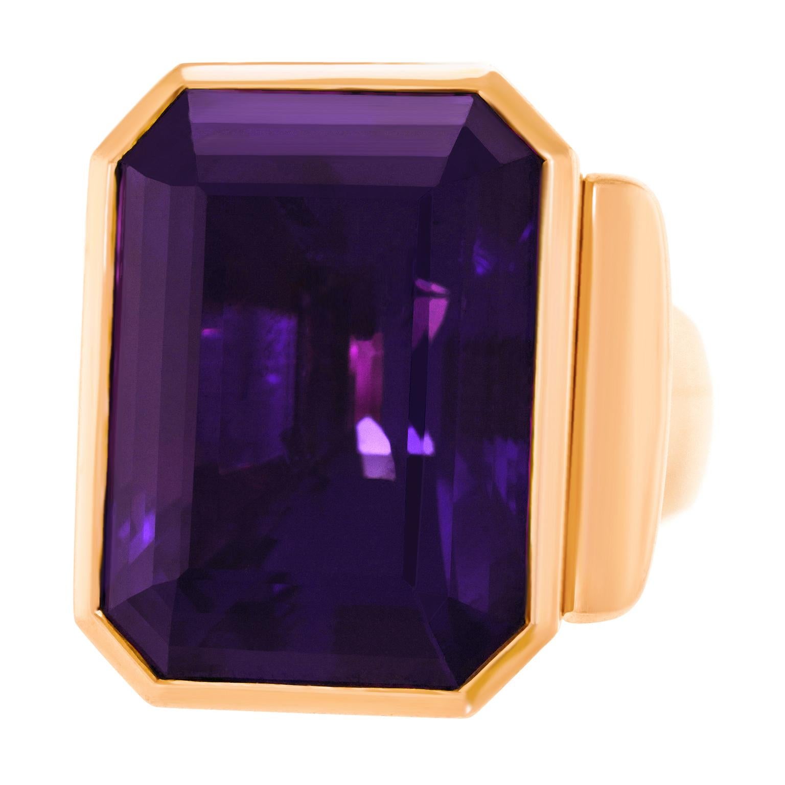 Majo Fruithof Massive Amethyst Ring 5