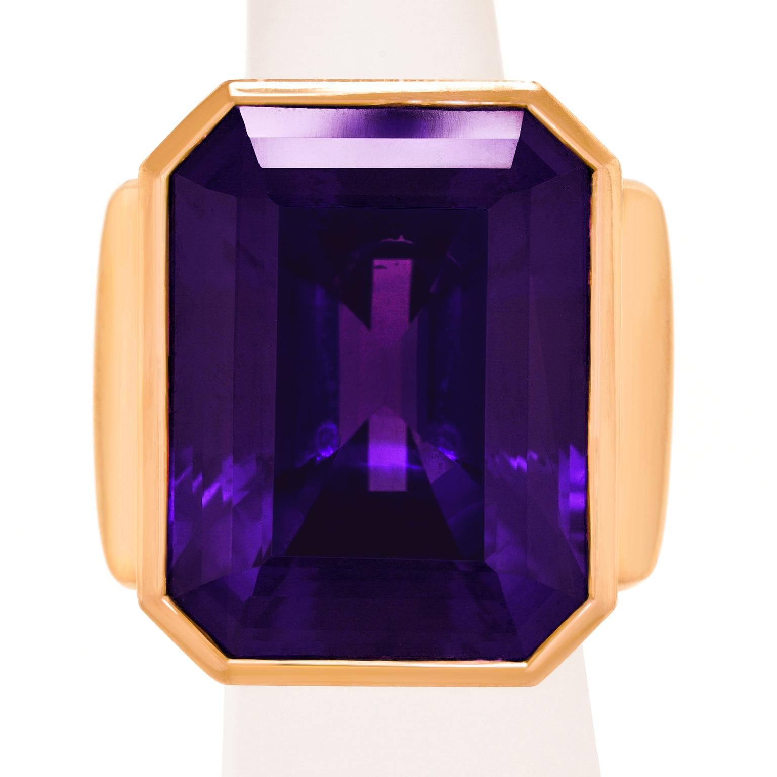 Majo Fruithof Massive Amethyst Ring 3