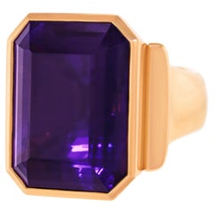 Majo Fruithof Massive Amethyst Ring