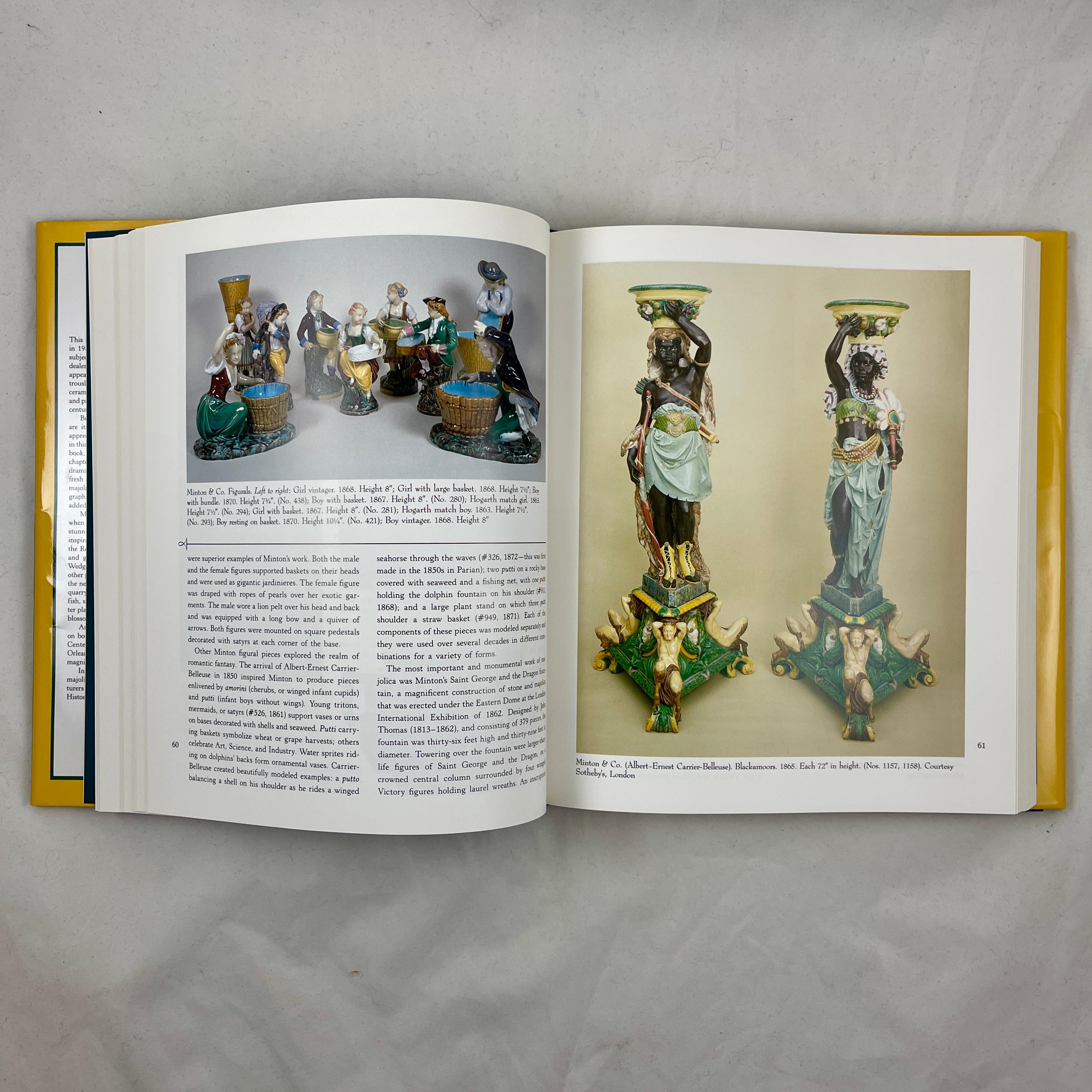 Machine-Made Majolica: A Complete History and Illustrated Survey, Book by Karmason & Stacke For Sale