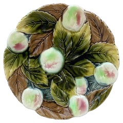 Majolica Apples Plate Orchies, circa 1900