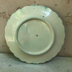 Majolica Asparagus Plate Salins, circa 1890