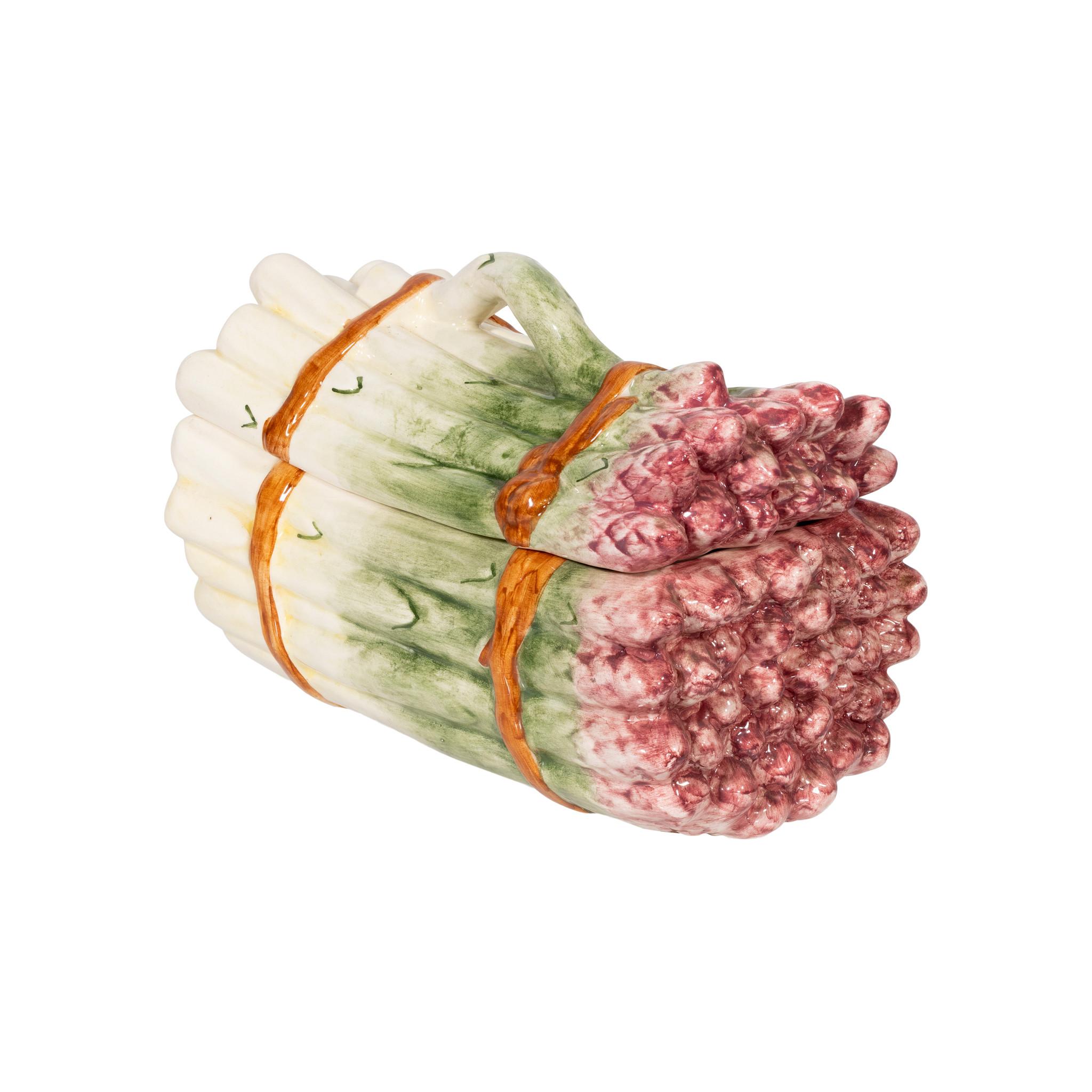 Majolika Spargel Serving Pieces (Keramik) im Angebot