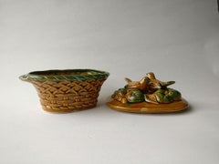 Majolica Birds Tureen, circa 1950