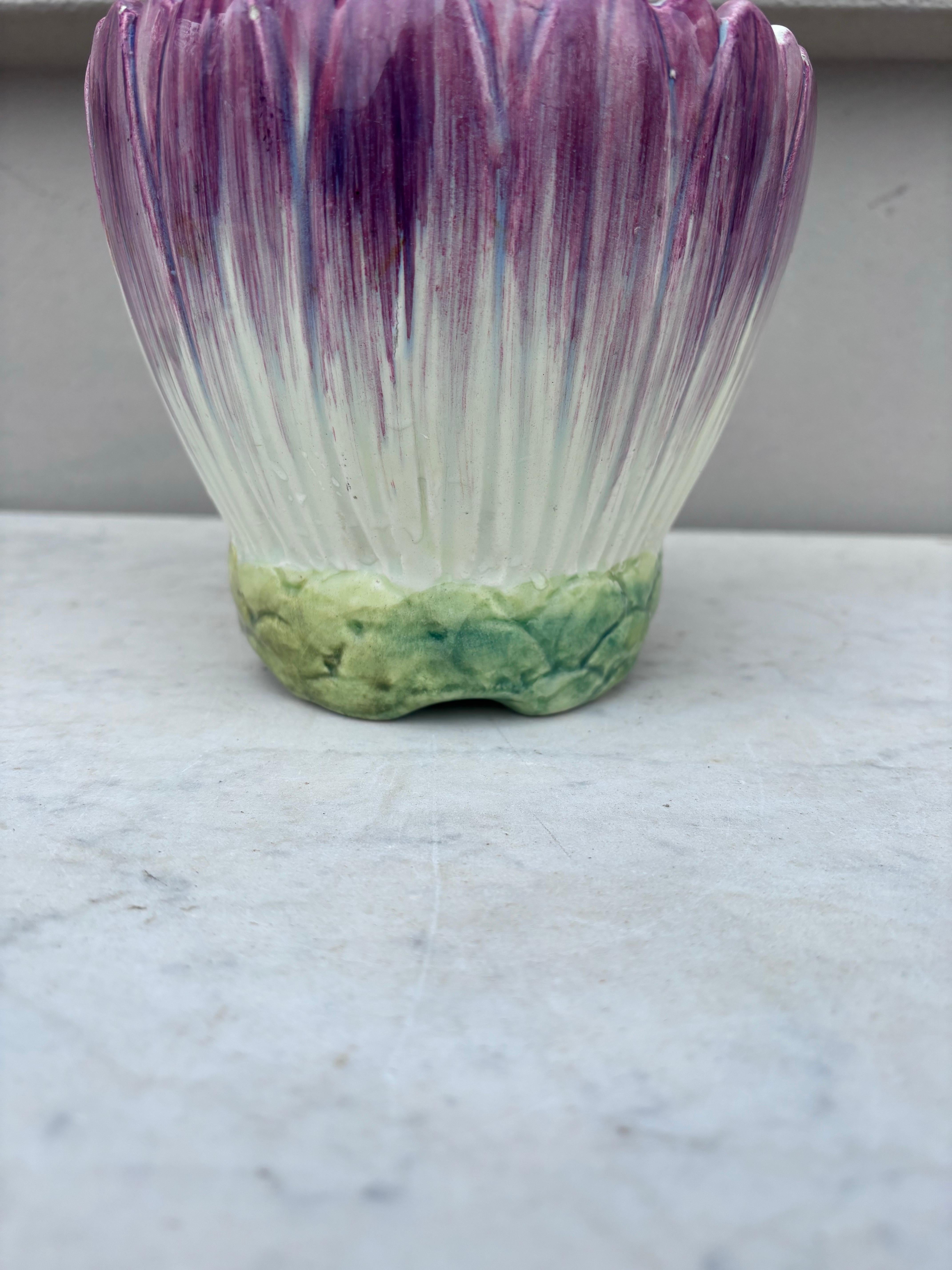 Art Nouveau Majolica Cache Pot Delphin Massier Circa 1890 For Sale