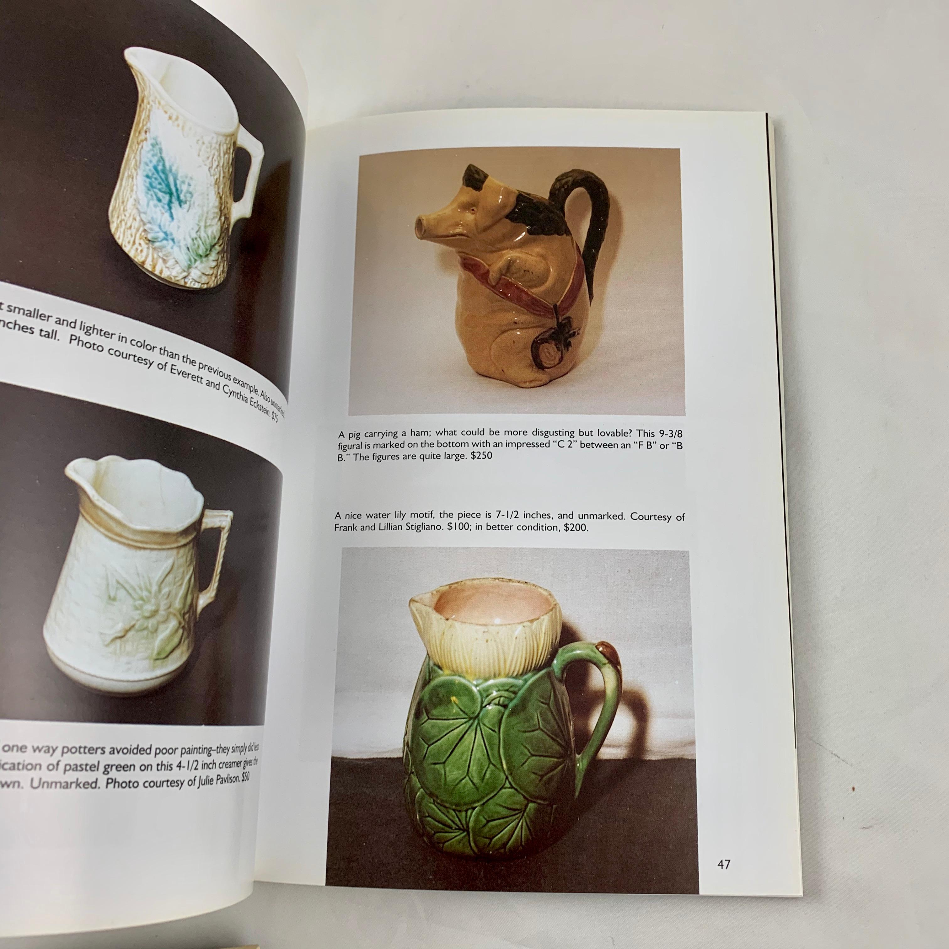 Majolica Ceramics & French Quimper Pottery Collectors Reference Books, Set of 4 1