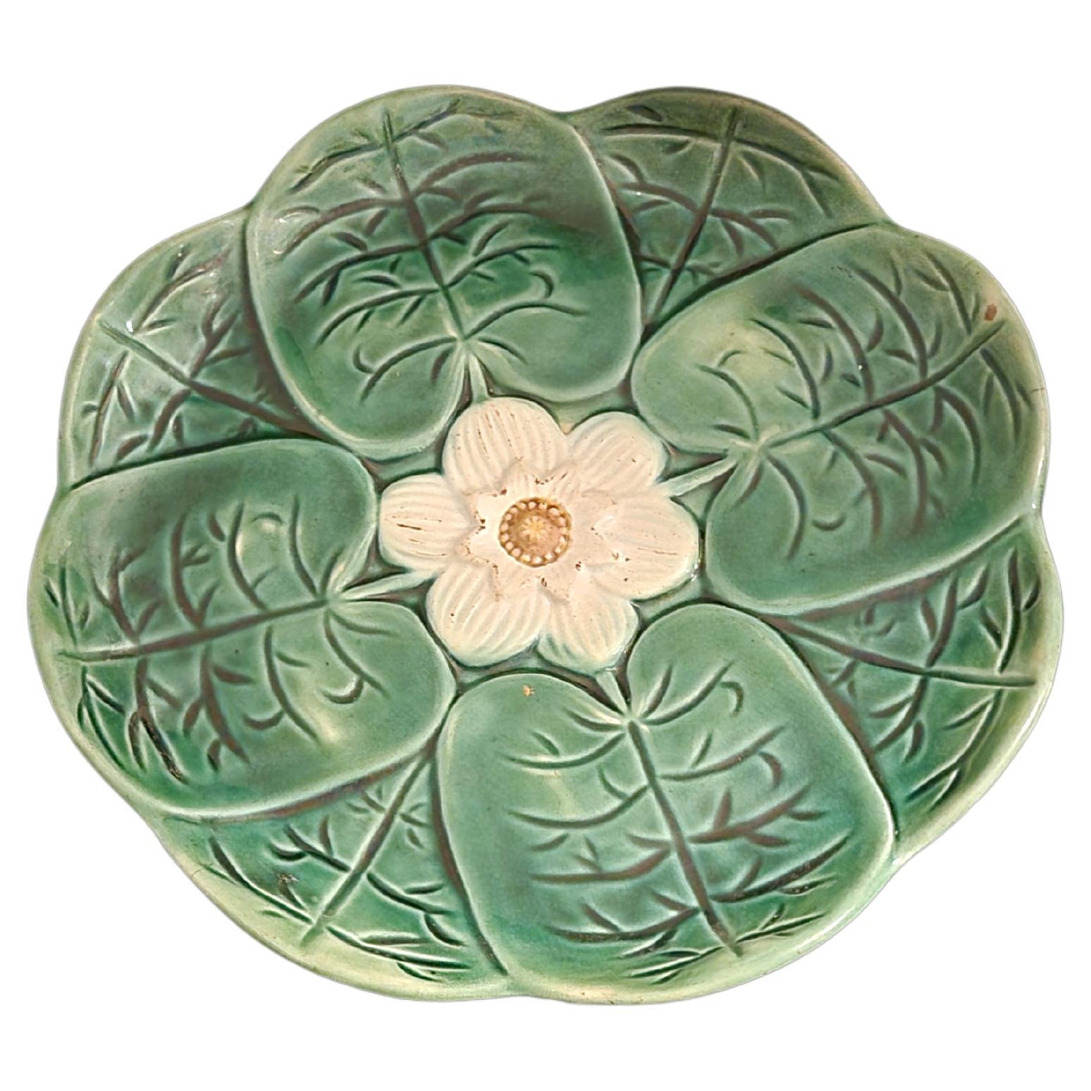 Majolica Charger by Adam and Bromley For Sale