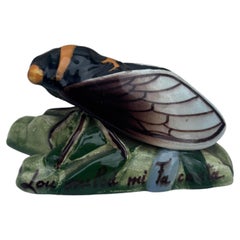 Majolica Cicada Sicard, circa 1940