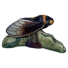 Majolica Cicada Sicard, circa 1940