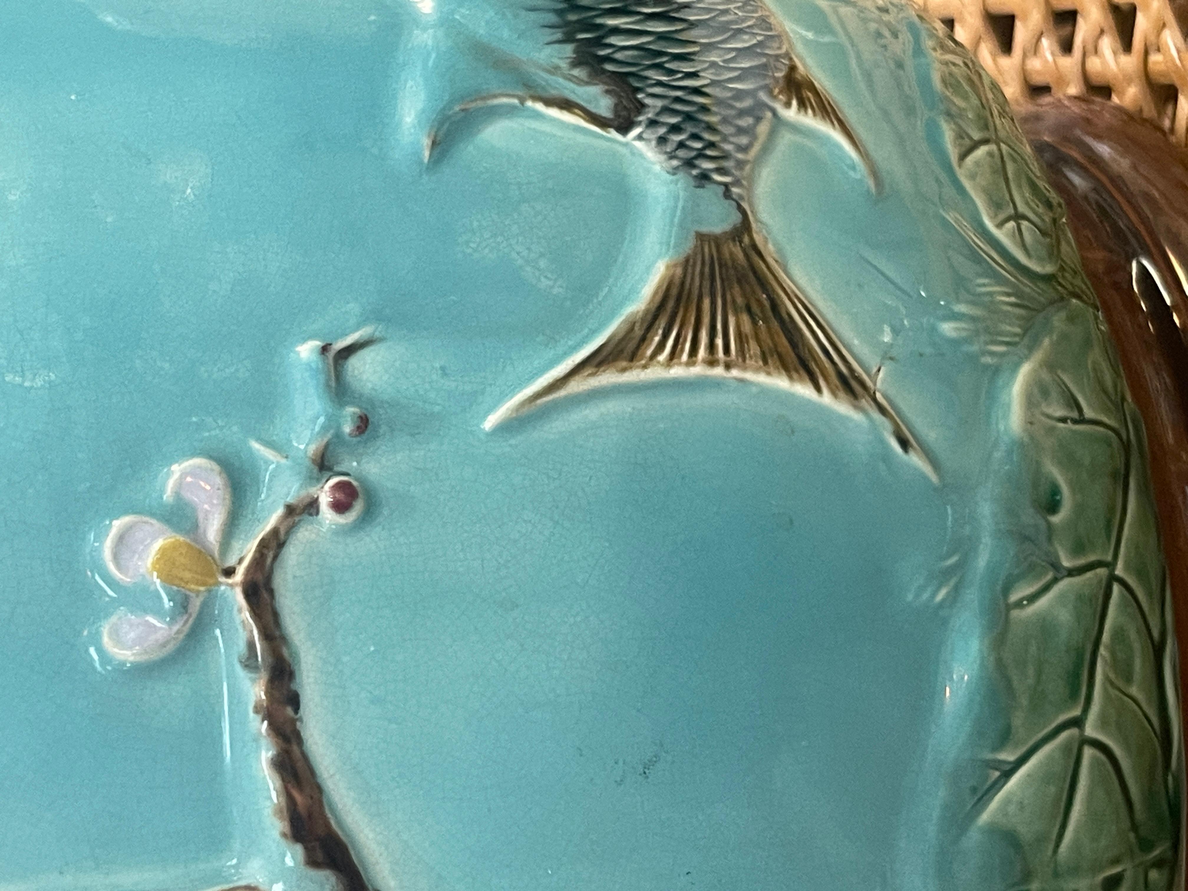Hand-Crafted Majolica Fish Jardiniere, Attr. To Joseph Holdcroft C. 1870s