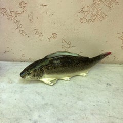 Jardinera de peces de mayólica George Dreyfus Fontainebleau, circa 1890