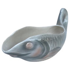 Majolica Fish Saucer Sarreguemines, circa 1930