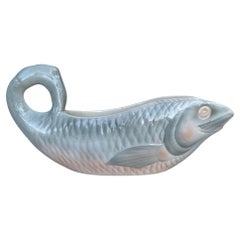 Majolica Fish Saucer Sarreguemines, circa 1930