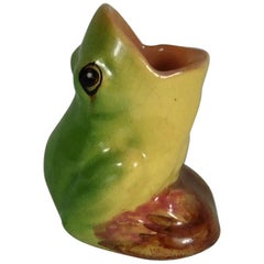 Majolica Frog Massier, circa 1890