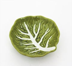 Majolika glasiertes Keramik-Kabel-Tischgeschirr-Servierbesteck für sechs Personen, 1960er Jahre