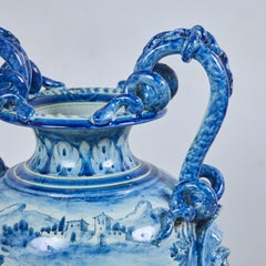 Vaso di terracotta maiolicata