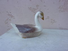 Majolica Goose Tureen, circa 1950