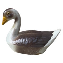 Majolica Goose Tureen, circa 1950
