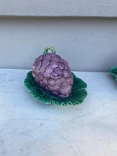 Majolika-Traubenterrine Sarreguemines, um 1930