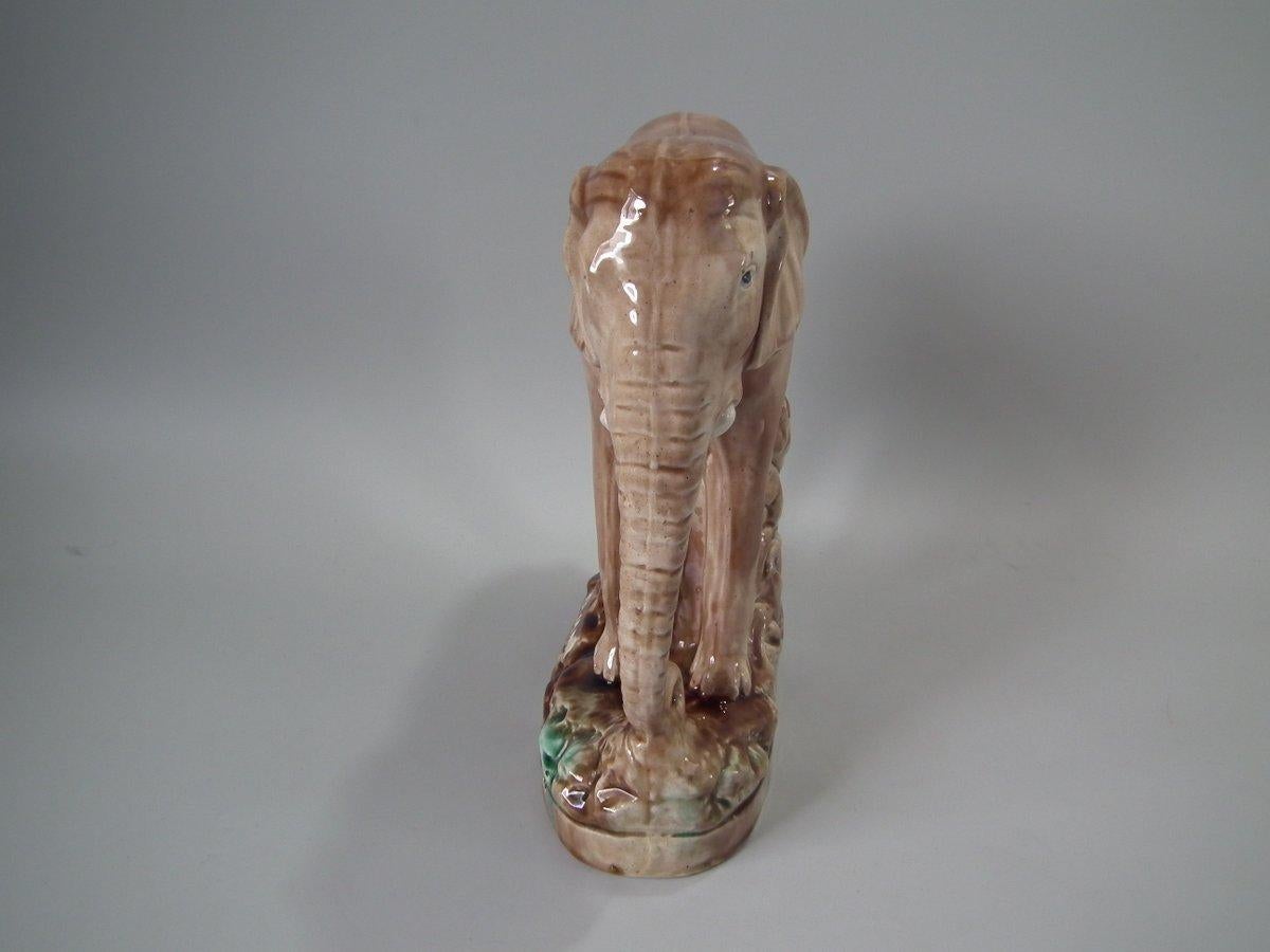 Majolica 'Jumbo' Elephant Figure For Sale 2