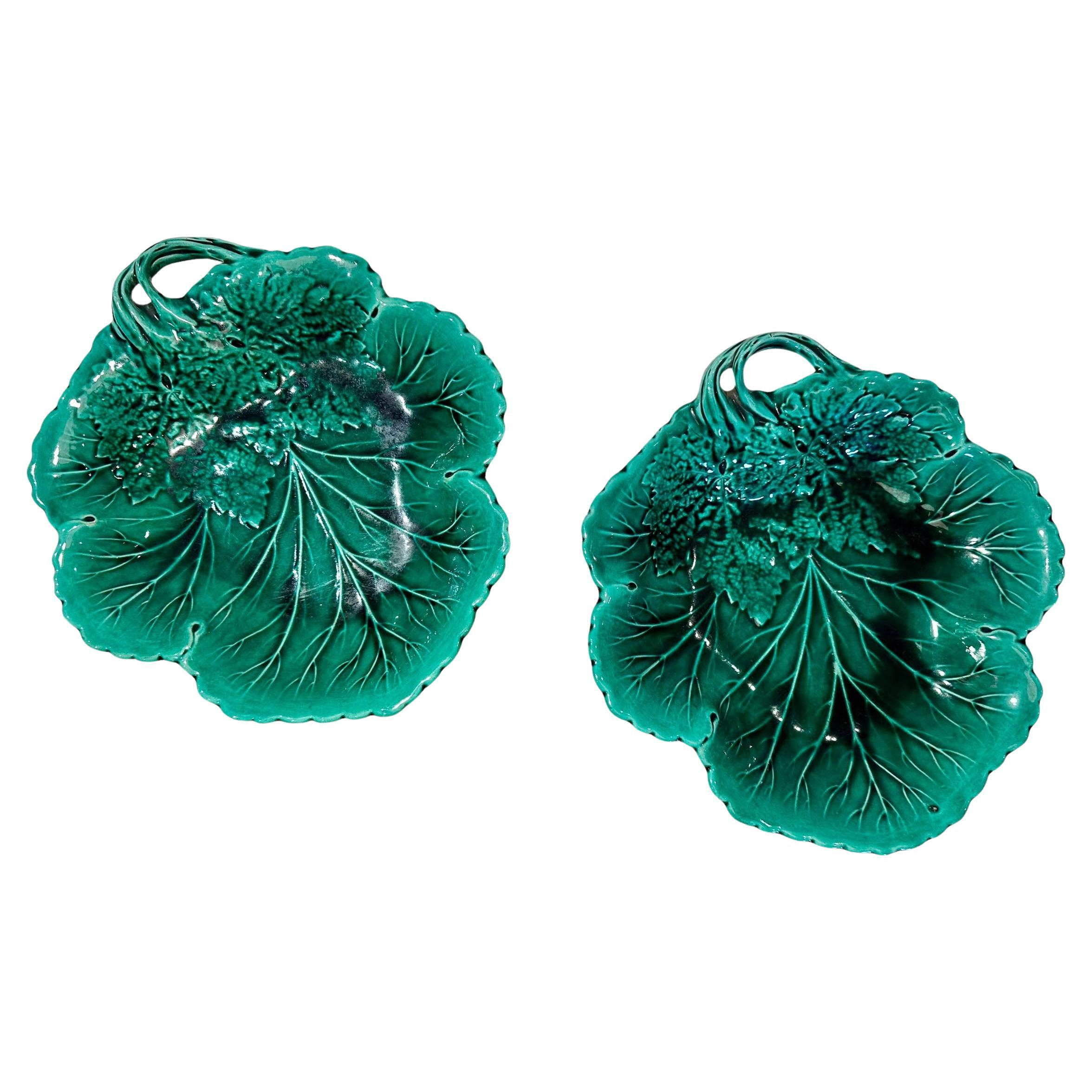 Majolica, Leaf Bowls